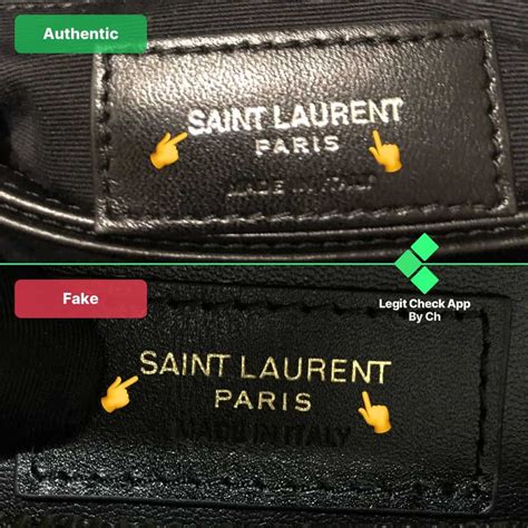 how to spot fake ysl cabas bag|real ysl bag spotting.